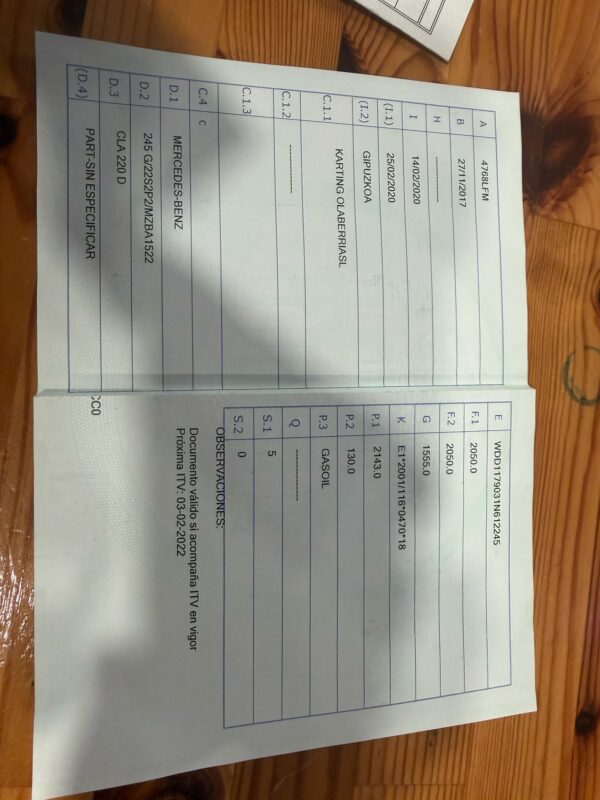 MERCEDES BENZ CLASE CLA CLA 220d amg