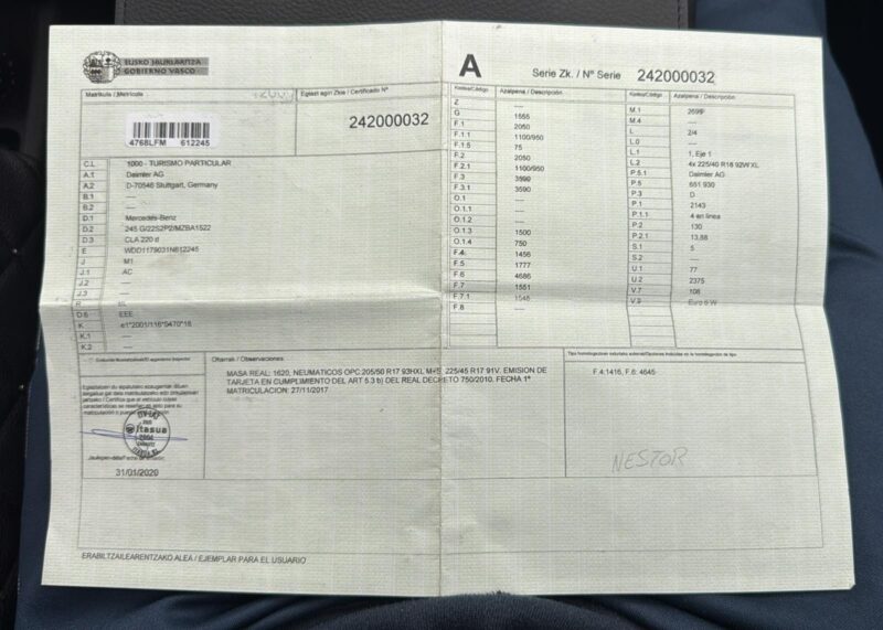 MERCEDES BENZ CLASE CLA CLA 220d amg